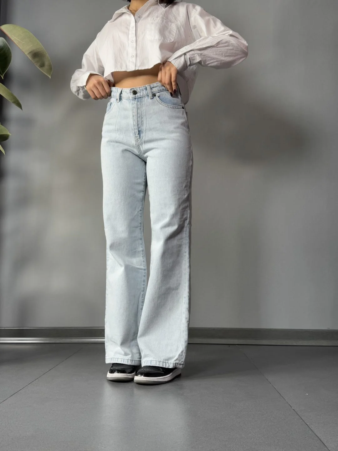 شلوار شلوار نیم بگ  74007/11 زنانه
