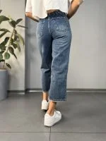 تنخور شلوار شلوار واید لگ 22664 زنانه