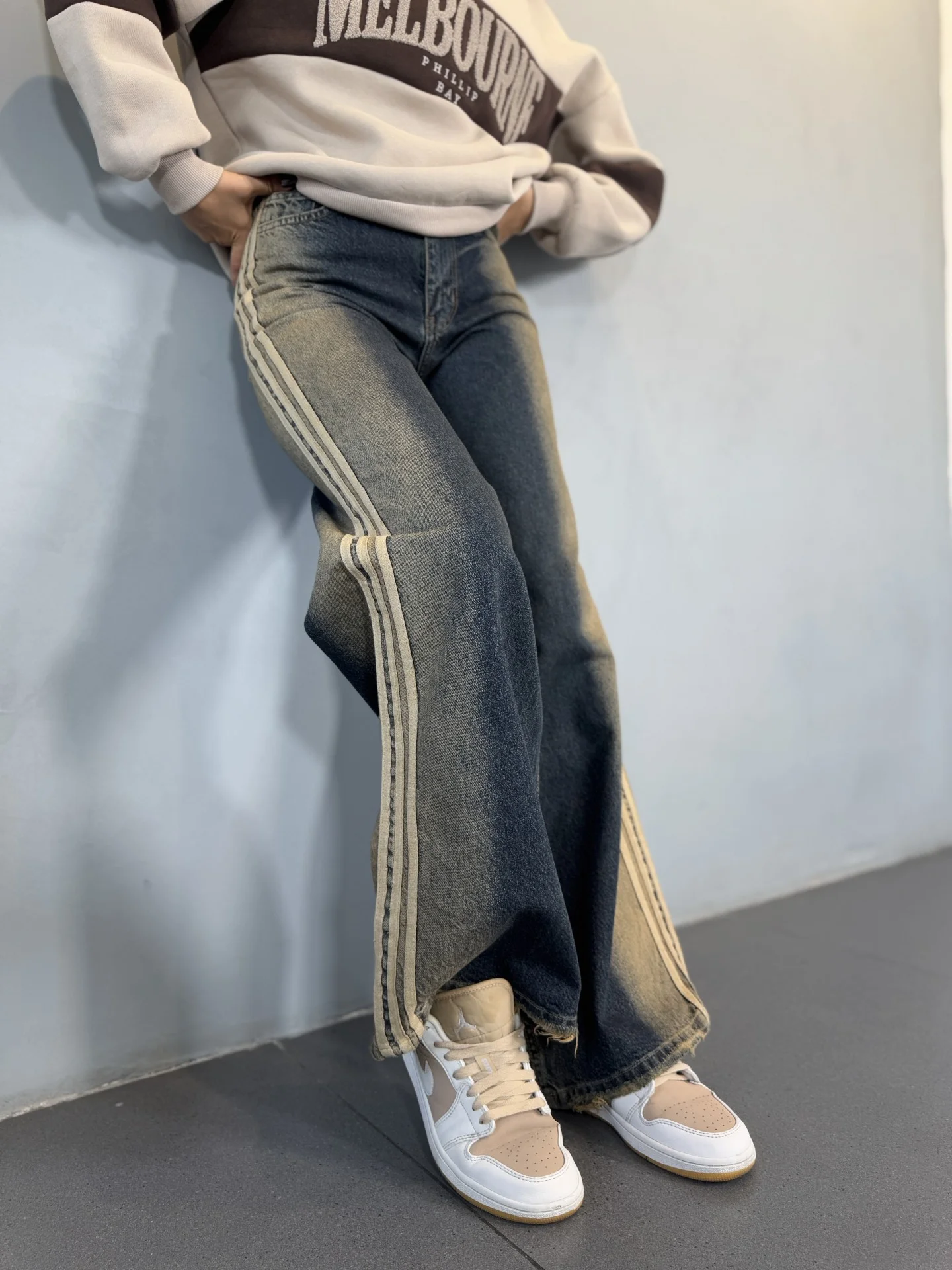 شلوار شلوار بگ  30833 زنانه