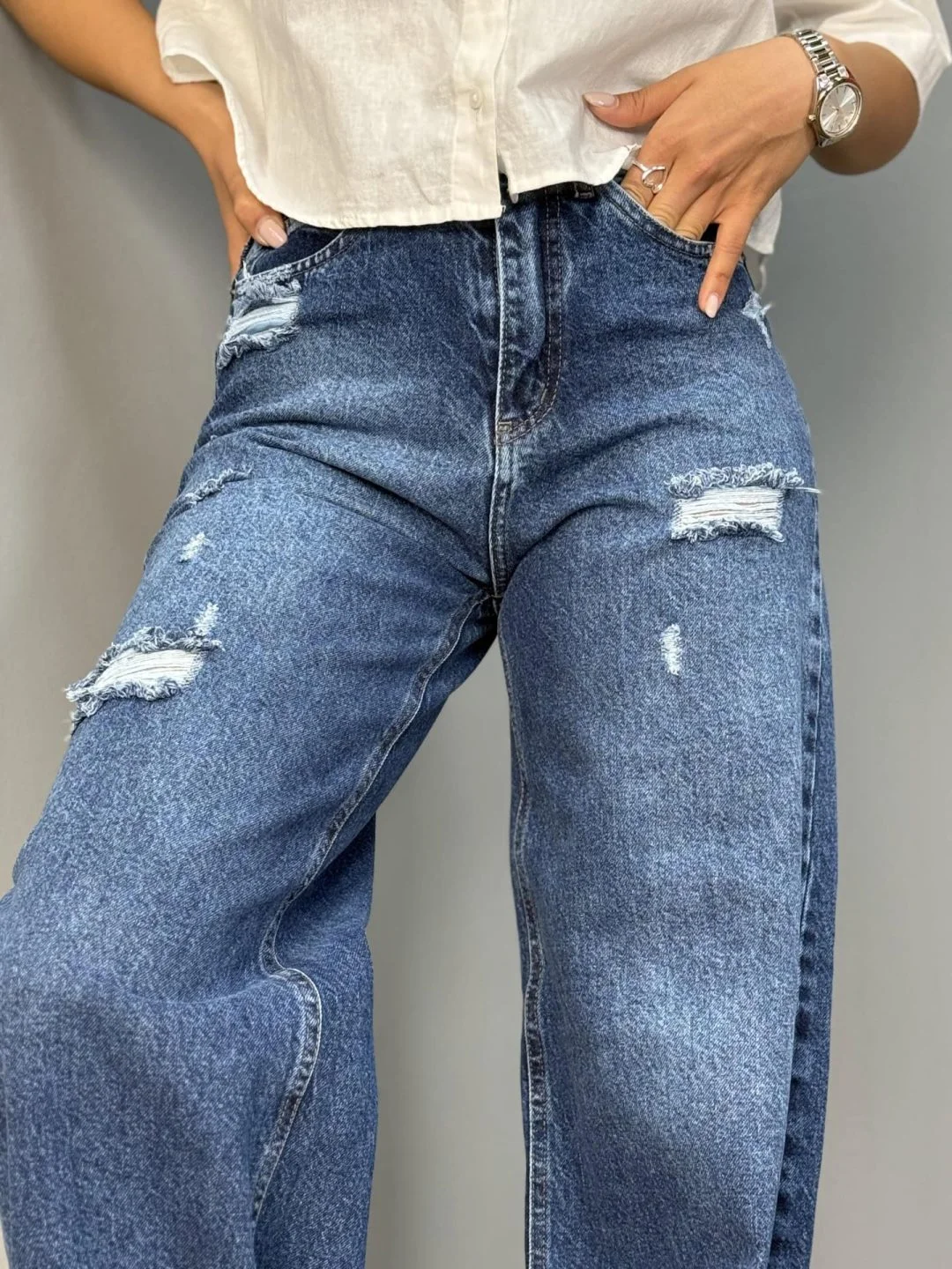 شلوار شلوار نیم بگ 4002/7 مدل جدید