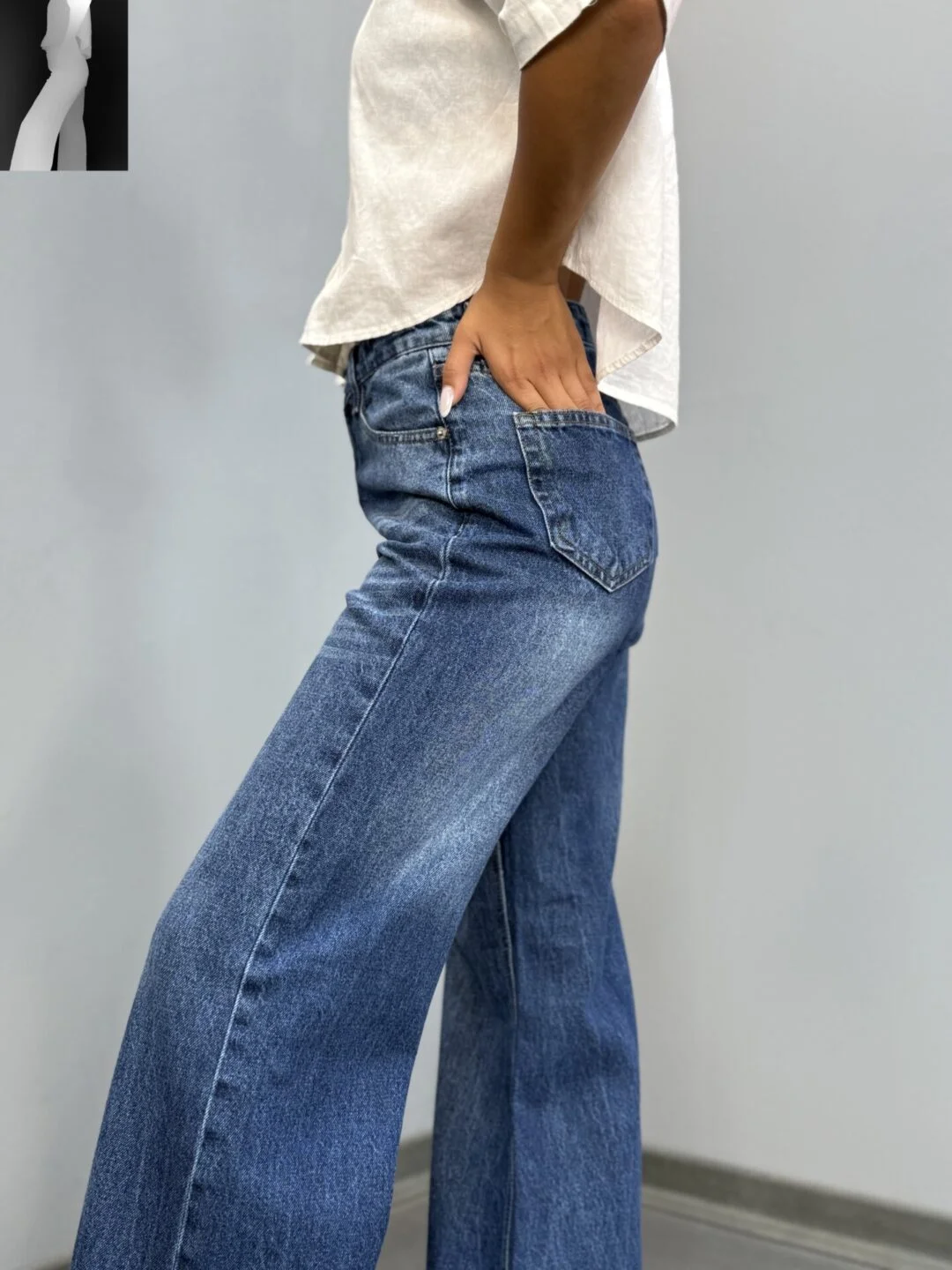 شلوار بگ دمپا 26288 زنانه