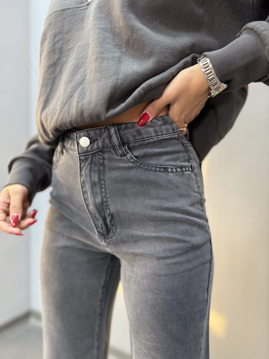 عکس شلوار نیم بگ 30644 زنانه