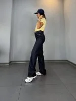 مدل شلوار نیم بگ 32033 زنانه