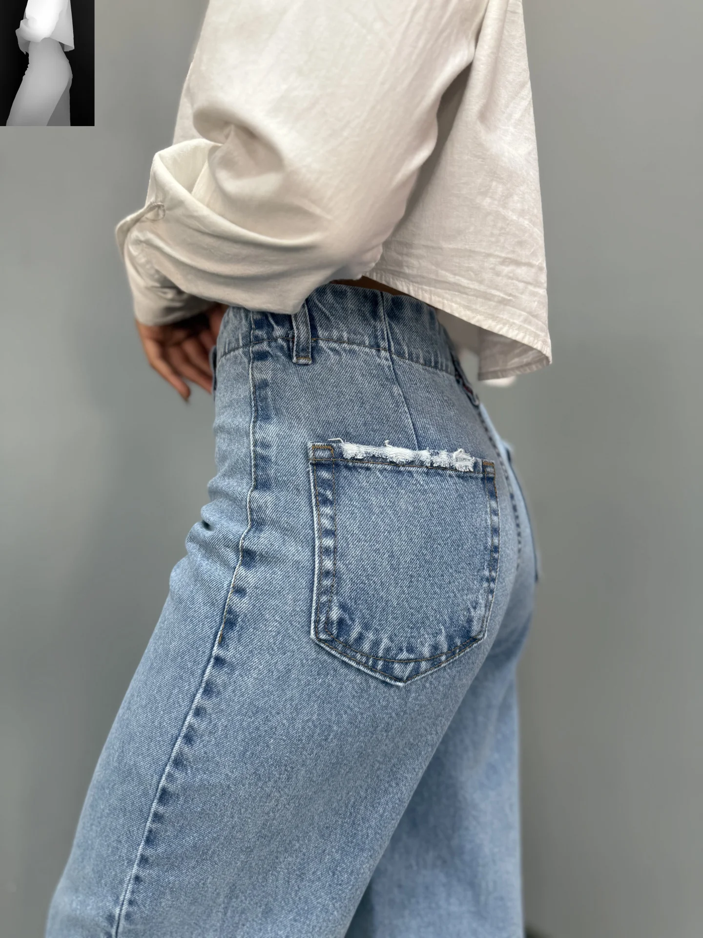 تصویر شلوار واید لگ 23375 زنانه