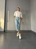 بهترین قیمت شلوار استریت 24766 زنانه