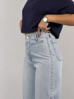 خرید آنلاین شلوار واید لگ 12684/1 زنانه