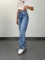 مدل ترند شلوار نیم بگ 12747/4 زنانه