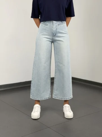 شلوار واید لگ 12684/5 ترند