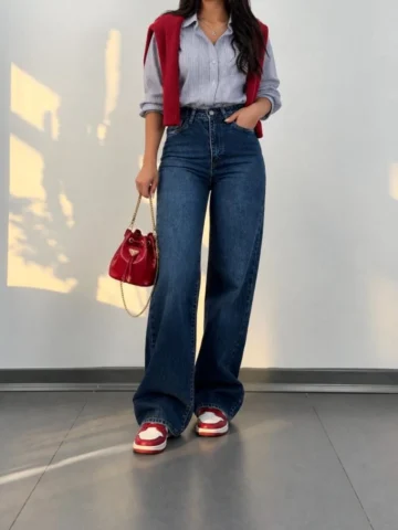 تصویر شلوار بگ 12748/6 زنانه