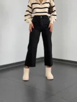 تصویر شلوار واید لگ 12682/2 زنانه